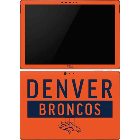 NFL Denver Broncos Orange Performance Series Surface Pro 6 Skin