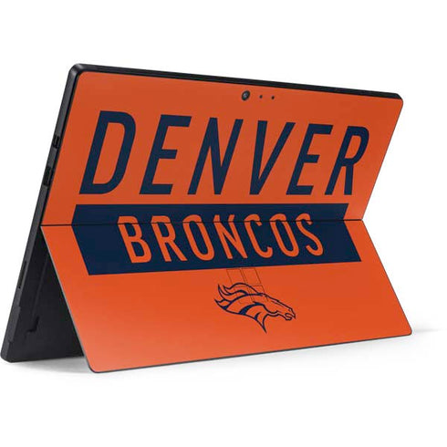 NFL Denver Broncos Orange Performance Series Surface Pro 6 Skin