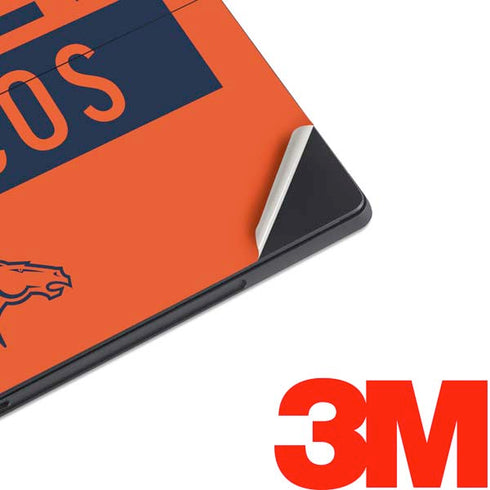 NFL Denver Broncos Orange Performance Series Surface Pro 6 Skin
