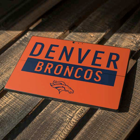 NFL Denver Broncos Orange Performance Series Surface Pro 6 Skin