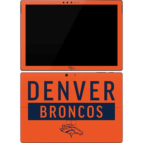 NFL Denver Broncos Orange Performance Series Surface Pro 7 Skin
