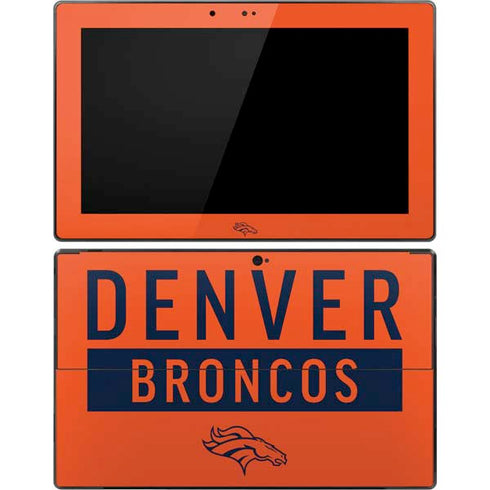 NFL Denver Broncos Orange Performance Series Surface Pro Tablet Skin