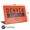NFL Denver Broncos Orange Performance Series Universal Laptop 17in (13.8 x 10in) Skin