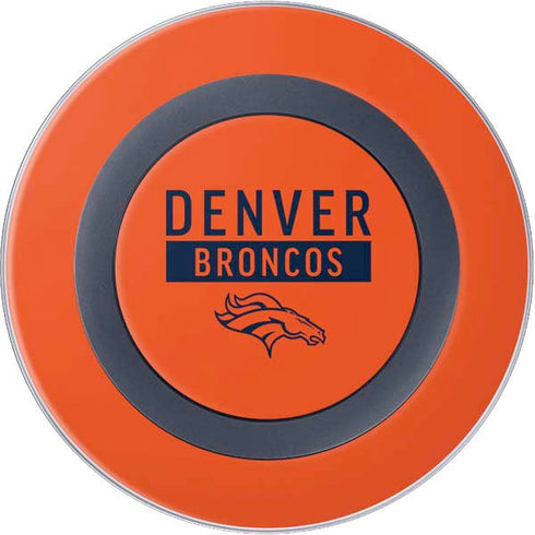 NFL Denver Broncos Orange Performance Series Wireless Charger Skin