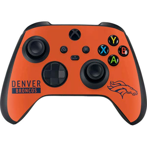 NFL Denver Broncos Orange Performance Series Xbox Series X Controller Skin