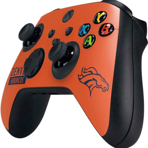 NFL Denver Broncos Orange Performance Series Xbox Series X Controller Skin