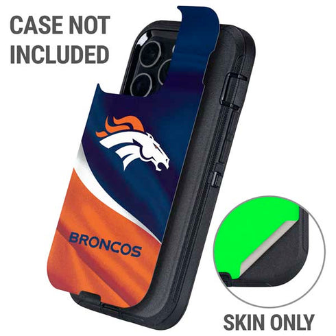 NFL Denver Broncos Otterbox Defender iPhone Skin