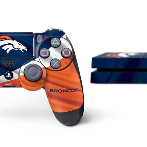 NFL Denver Broncos PS4 Console and Controller Bundle Skin