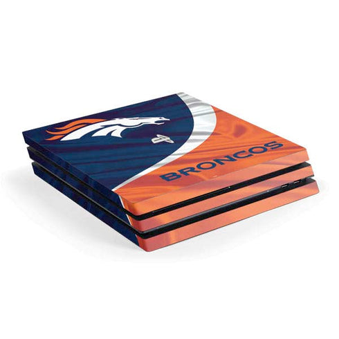 NFL Denver Broncos PS4 Pro Console Skin