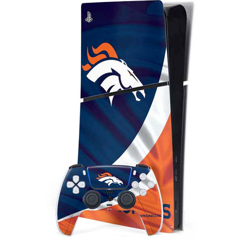 NFL Denver Broncos PS5 Slim Digital Edition Bundle Skin