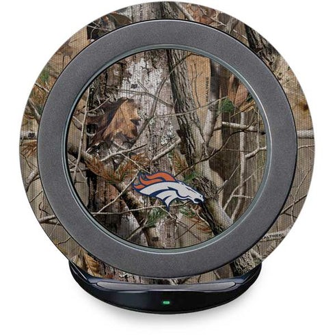 NFL Denver Broncos Realtree AP Camo Fast Charge Wireless Charging Stand Skin