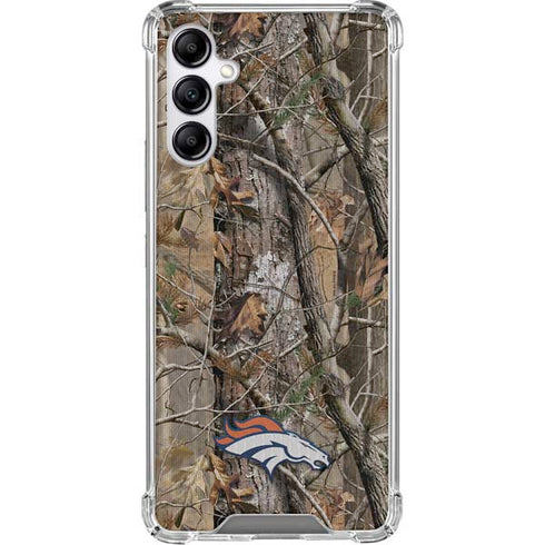 NFL Denver Broncos Realtree AP Camo Galaxy A15 5G Clear Case