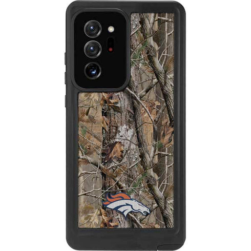 NFL Denver Broncos Realtree AP Camo Galaxy Note20 Ultra 5G Waterproof Case