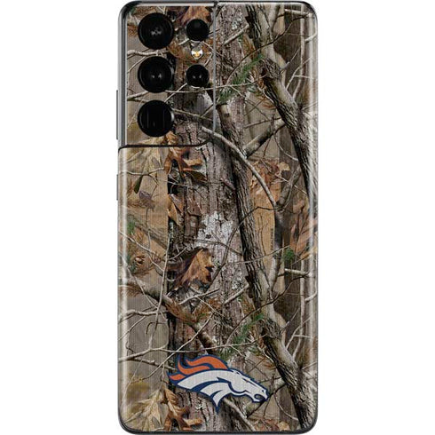 NFL Denver Broncos Realtree AP Camo Galaxy S21 Ultra 5G Skin