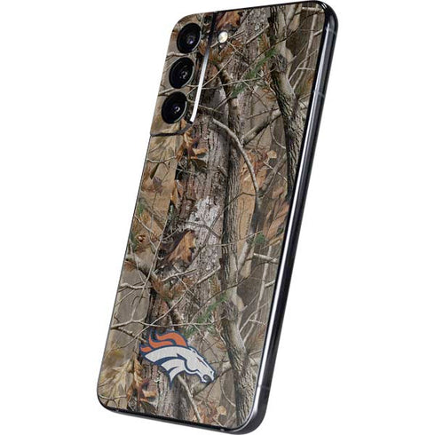 NFL Denver Broncos Realtree AP Camo Galaxy S22 Plus Skin