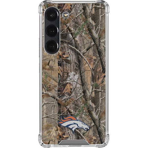 NFL Denver Broncos Realtree AP Camo Galaxy S23 Clear Case