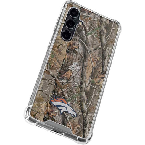 NFL Denver Broncos Realtree AP Camo Galaxy S23 FE Clear Case