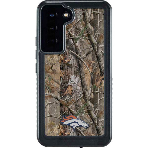NFL Denver Broncos Realtree AP Camo Galaxy S23 Plus Waterproof Case