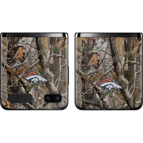 NFL Denver Broncos Realtree AP Camo Galaxy Z Flip Skin