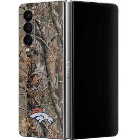 NFL Denver Broncos Realtree AP Camo Galaxy Z Fold4 5G Skin