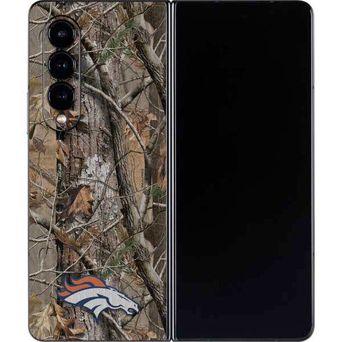 NFL Denver Broncos Realtree AP Camo Galaxy Z Fold4 5G Skin