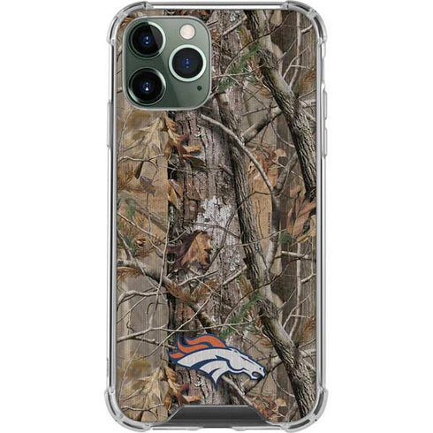 NFL Denver Broncos Realtree AP Camo iPhone 11 Pro Max Clear Case