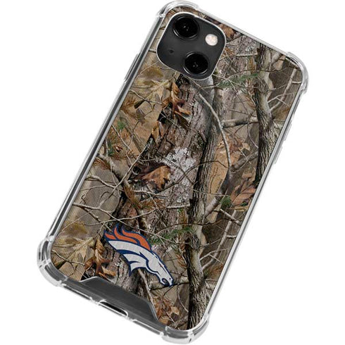 NFL Denver Broncos Realtree AP Camo iPhone 13 Clear Case