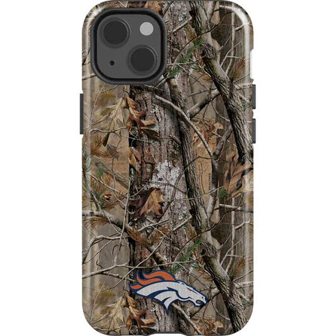 NFL Denver Broncos Realtree AP Camo iPhone 15 Impact Case