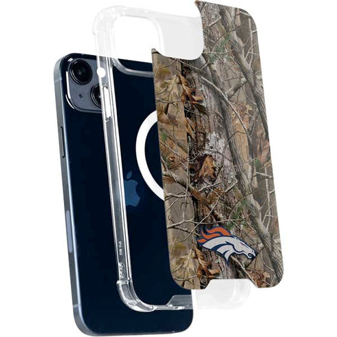NFL Denver Broncos Realtree AP Camo iPhone 15 Plus MagSafe Case