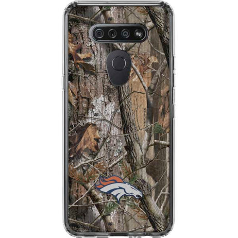 NFL Denver Broncos Realtree AP Camo LG K51/Q51 Clear Case