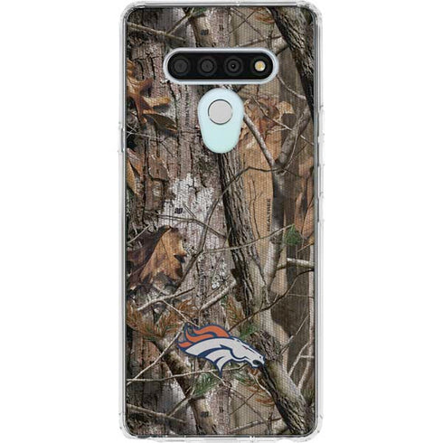 NFL Denver Broncos Realtree AP Camo LG Stylo 6 Clear Case