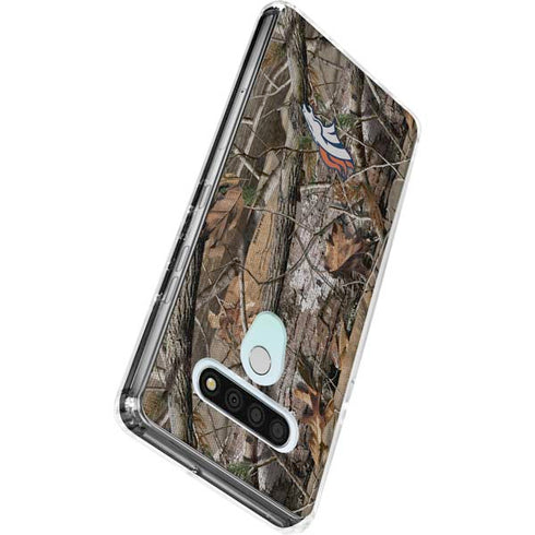 NFL Denver Broncos Realtree AP Camo LG Stylo 6 Clear Case