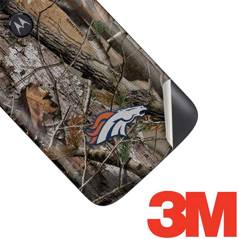 NFL Denver Broncos Realtree AP Camo Moto E5 Play Skin