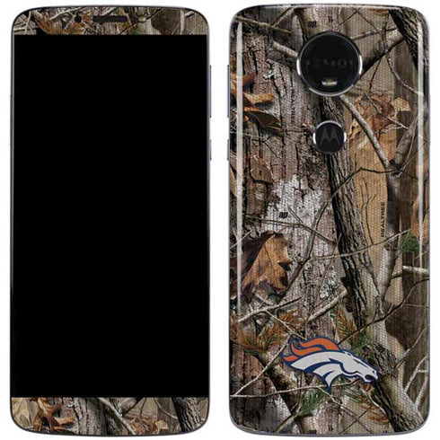 NFL Denver Broncos Realtree AP Camo Moto E5 Plus Skin