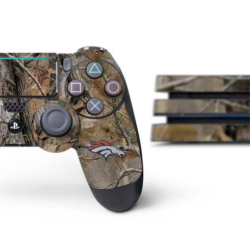 NFL Denver Broncos Realtree AP Camo PS4 Pro Bundle Skin