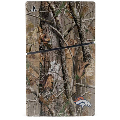 NFL Denver Broncos Realtree AP Camo PS5 Slim Disk Bundle Skin