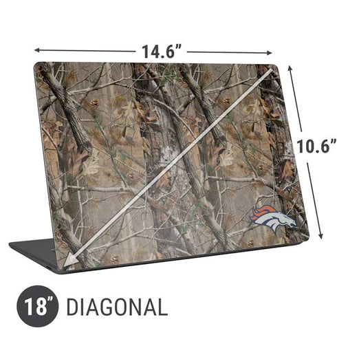 NFL Denver Broncos Realtree AP Camo Universal Laptop 18in (14.6 x 10.6in) Skin