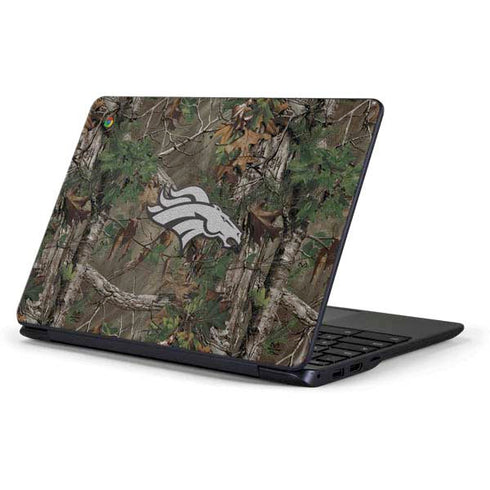 NFL Denver Broncos Realtree Xtra Green Camo Samsung Chromebook Skin