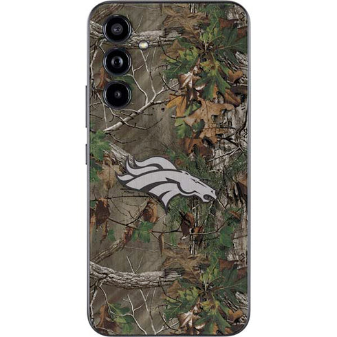 NFL Denver Broncos Realtree Xtra Green Camo Galaxy A54 5G Skin