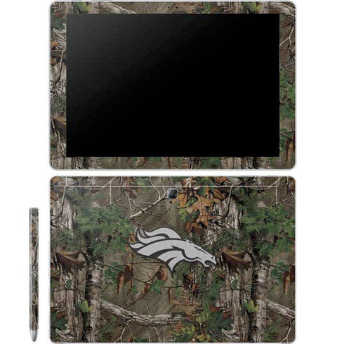 NFL Denver Broncos Realtree Xtra Green Camo Galaxy Book 12in Skin
