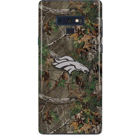 NFL Denver Broncos Realtree Xtra Green Camo Galaxy Note 9 Skin