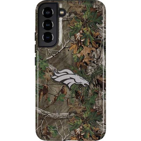 NFL Denver Broncos Realtree Xtra Green Camo Galaxy S22 Plus Pro Case