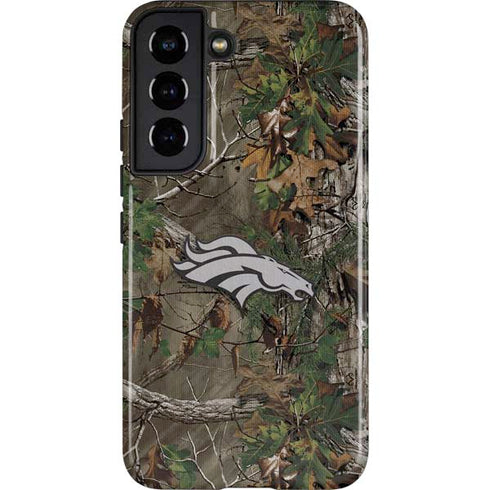 NFL Denver Broncos Realtree Xtra Green Camo Galaxy S22 Pro Case