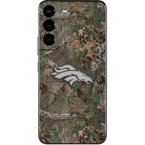 NFL Denver Broncos Realtree Xtra Green Camo Galaxy S22 Skin