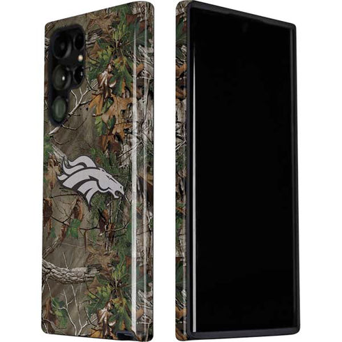 NFL Denver Broncos Realtree Xtra Green Camo Galaxy S22 Ultra Pro Case