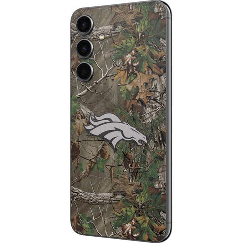 NFL Denver Broncos Realtree Xtra Green Camo Galaxy S23 FE Skin