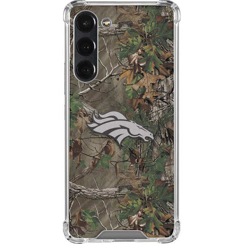 NFL Denver Broncos Realtree Xtra Green Camo Galaxy S23 Plus Clear Case