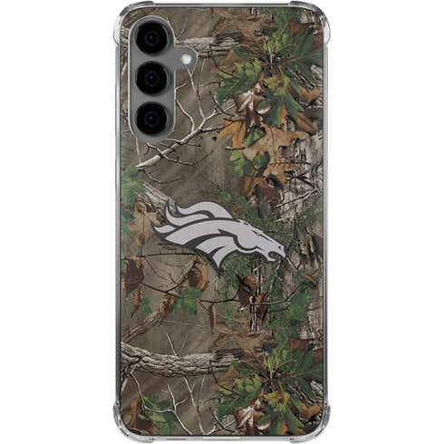 NFL Denver Broncos Realtree Xtra Green Camo Galaxy S24 Plus Clear Case