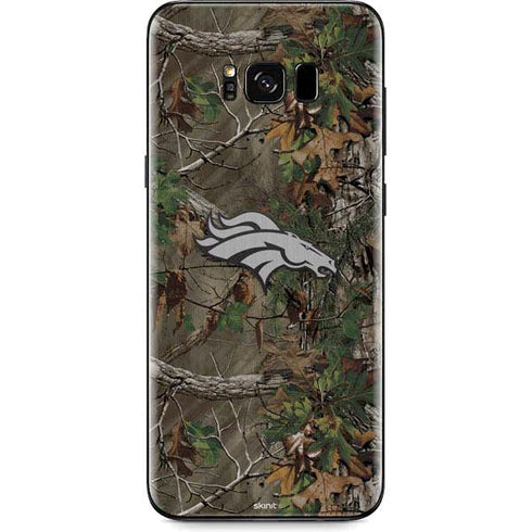 NFL Denver Broncos Realtree Xtra Green Camo Galaxy S8 Plus Skin