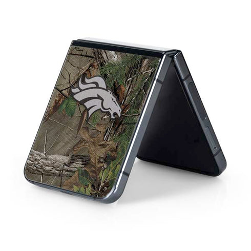 NFL Denver Broncos Realtree Xtra Green Camo Galaxy Z Flip5 5G Skin